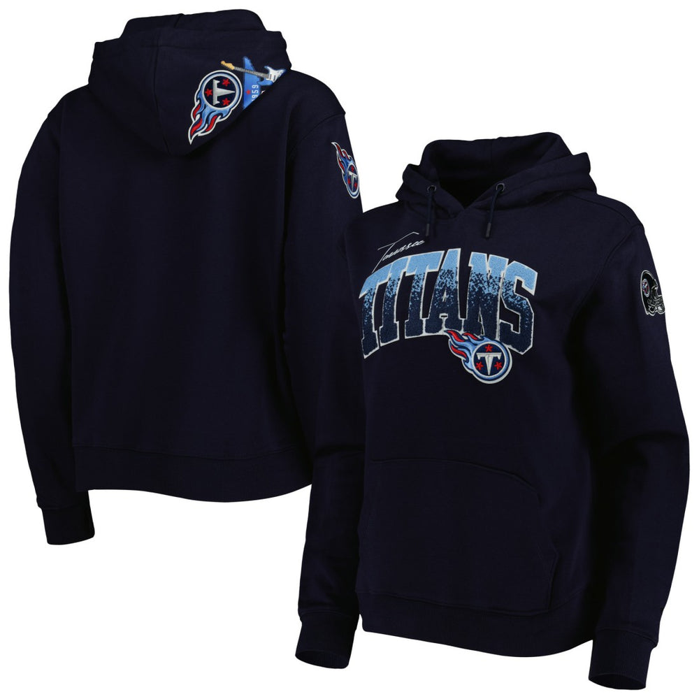 Tennessee Titans Pro Standard Women's Local Patch Pullover Hoodie Navy - NFL