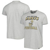 New Orleans Saints '47 Dozer Franklin Lightweight T-Shirt Gray - 47 brand