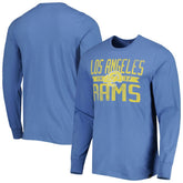 Los Angeles Rams '47 Brand Wide Out Franklin Long Sleeve T-Shirt Royal - 47 brand