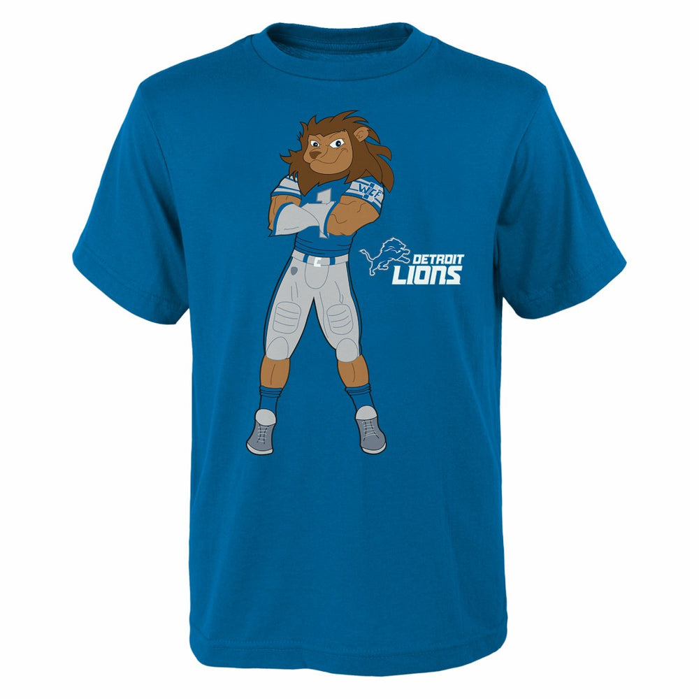 Detroit Lions Outerstuff Youth Roary T-Shirt Blue - NFL