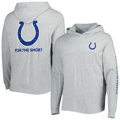 Indianapolis Colts Vineyard Vines Local Long Sleeve Hoodie T-Shirt Heathered Gray - NFL