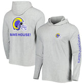 Los Angeles Rams Vineyard Vines Local Long Sleeve Hoodie T-Shirt Heathered Gray - NFL