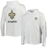 New Orleans Saints Vineyard Vines Local Long Sleeve Hoodie T-Shirt White - NFL
