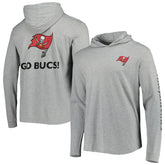 Tampa Bay Buccaneers Vineyard Vines Local Long Sleeve Hoodie T-Shirt Heathered Gray - NFL
