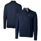 Buffalo Bills Cutter & Buck Lakemont Quarter-Zip Pullover Sweater Navy - NFL