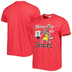 Kansas City Chiefs Homage BBQ Hyper Local Tri-Blend T-Shirt Red - NFL