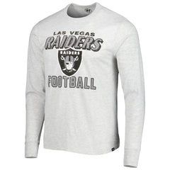 Las Vegas Raiders '47 Dozer Franklin Long Sleeve T-Shirt Heathered Gray - 47 brand
