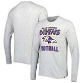 Baltimore Ravens '47 Dozer Franklin Long Sleeve T-Shirt Heathered Gray - 47 brand