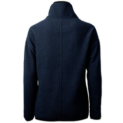 Cincinnati Bengals Cutter & Buck Women's Americana Cascade Eco Sherpa Fleece Half-Zip Pullover Jacket Navy - NFL