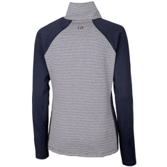 New York Giants Cutter & Buck Women's Forge Tonal Half-Zip Top Navy - NFL
