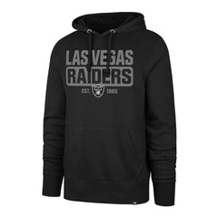 Las Vegas Raiders '47 Box Out Headline Pullover Hoodie Black - 47 brand