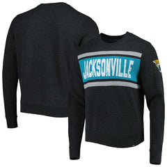 Jacksonville Jaguars '47 Bypass Tribeca Pullover Sweatshirt Heathered Black - 47 brand