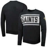 New Orleans Saints '47 Bypass Tribeca Pullover Sweatshirt Heathered Black - 47 brand