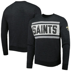 New Orleans Saints '47 Bypass Tribeca Pullover Sweatshirt Heathered Black - 47 brand