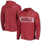 Arizona Cardinals '47 Field Franklin Hooded Long Sleeve T-Shirt Cardinal - 47 brand