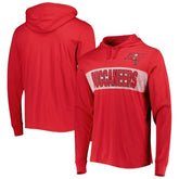 Tampa Bay Buccaneers '47 Field Franklin Hooded Long Sleeve T-Shirt Red - 47 brand