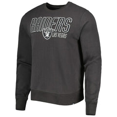 Las Vegas Raiders '47 Locked In Headline Pullover Sweatshirt Charcoal - 47 brand