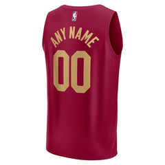 Fanatics - Cleveland Cavaliers Youth Fast Break Custom Jersey - Maro- Icon Edition