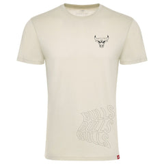 NBA - Chicago Bulls Sportiqe Unisex 1966 Collection Comfy Tri-Blend T-Shirt - Cream