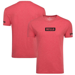 NBA - Chicago Bulls Sportiqe Unisex 1966 Collection Comfy Tri-Blend T-Shirt - Red