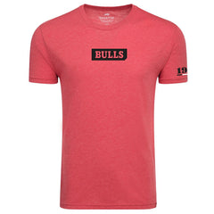 NBA - Chicago Bulls Sportiqe Unisex 1966 Collection Comfy Tri-Blend T-Shirt - Red