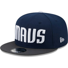 New Era - Dallas Mavericks Jersey Hook Statement Edition 9FIFTY Snapback Hat - Navy/Gray