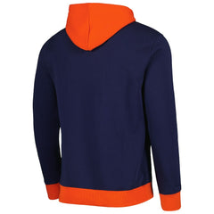 Chicago Bears Big Face 5.0 Pullover Hoodie Navy - Mitchell & Ness