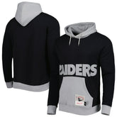 Las Vegas Raiders Big Face 5.0 Pullover Hoodie Black - Mitchell & Ness