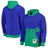 Seattle Seahawks Big Face 5.0 Pullover Hoodie Royal - Mitchell & Ness
