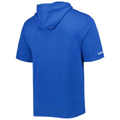 Los Angeles Rams Washed Short Sleeve Pullover Hoodie Royal - Mitchell & Ness