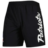 New England Patriots Team Essentials Nylon Shorts Black - Mitchell & Ness