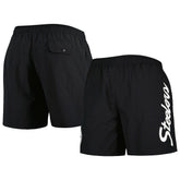 Pittsburgh Steelers Team Essentials Nylon Shorts Black - Mitchell & Ness