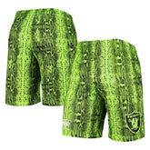 Las Vegas Raiders New Era Summer Pop Shorts Neon Green - NFL