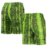 New England Patriots New Era Summer Pop Shorts Neon Green - NFL