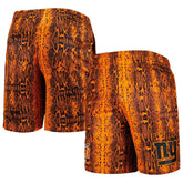 New York Giants New Era Summer Pop Shorts Orange - NFL