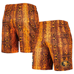 San Francisco 49ers New Era Summer Pop Shorts Orange - NFL