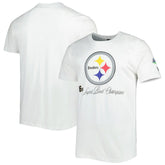 Pittsburgh Steelers New Era Historic Champs T-Shirt White - NFL