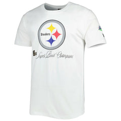 Pittsburgh Steelers New Era Historic Champs T-Shirt White - NFL