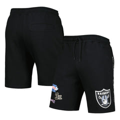 Las Vegas Raiders New Era Historic Champs Shorts Black - NFL