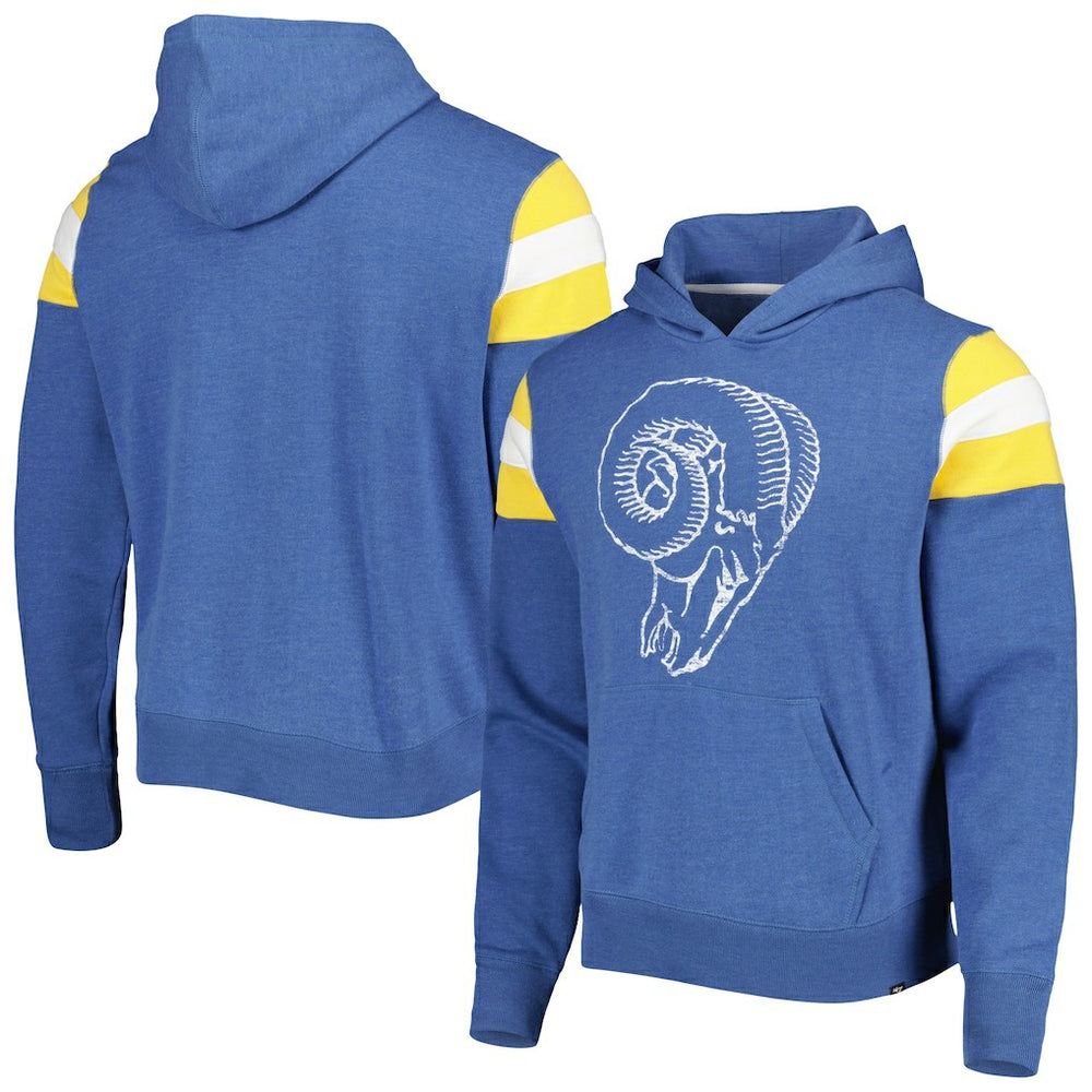 Los Angeles Rams '47 Legacy Premier Nico Pullover Hoodie Royal - 47 brand