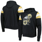 New Orleans Saints '47 Legacy Premier Nico Pullover Hoodie Black - 47 brand