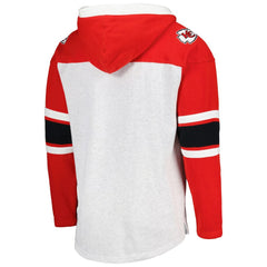 Kansas City Chiefs '47 Gridiron Lace-Up Pullover Hoodie Heather Gray - 47 brand