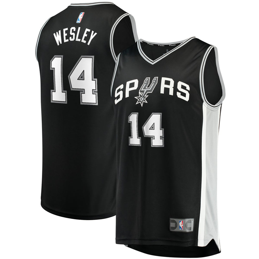 Fanatics - Blake Wesley San Antonio Spurs Fast Break Replica Player Jersey - Icon Edition - Black