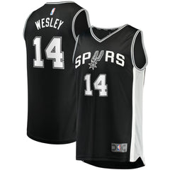 Fanatics - Blake Wesley San Antonio Spurs Fast Break Replica Player Jersey - Icon Edition - Black