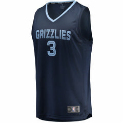 Fanatics - Jake LaRavia Memphis Grizzlies Fast Break Replica Player Jersey - Icon Edition - Navy