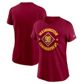 Washington Commanders Women's 90th Anniversary T-Shirt Burgundy - Nike