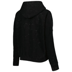 Chicago Cubs The Wild Collective Women's Marble Pullover Hoodie Clearance