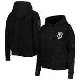 San Francisco Giants The Wild Collective Women's Marble Pullover Hoodie On Sale
