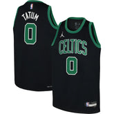 NBA - Jayson Tatum Boston Celtics Jordan Brand Youth Swingman Jersey - Statement Edition - Black