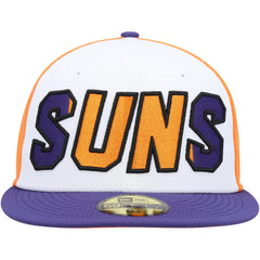 New Era - Phoenix Suns Back Half 9FIFTY Fitted Hat - White/Purple